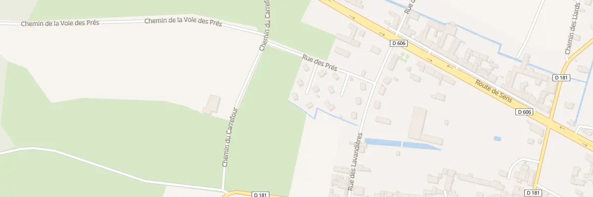 Plan du 13 Rue des Près à Épineau-les-Voves