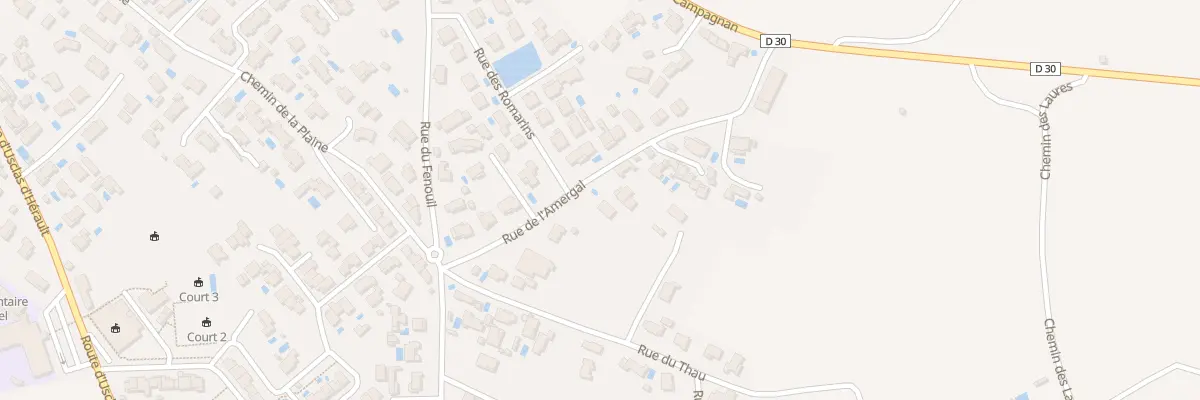 Plan du 132 Rue de l’Amergal à Paulhan