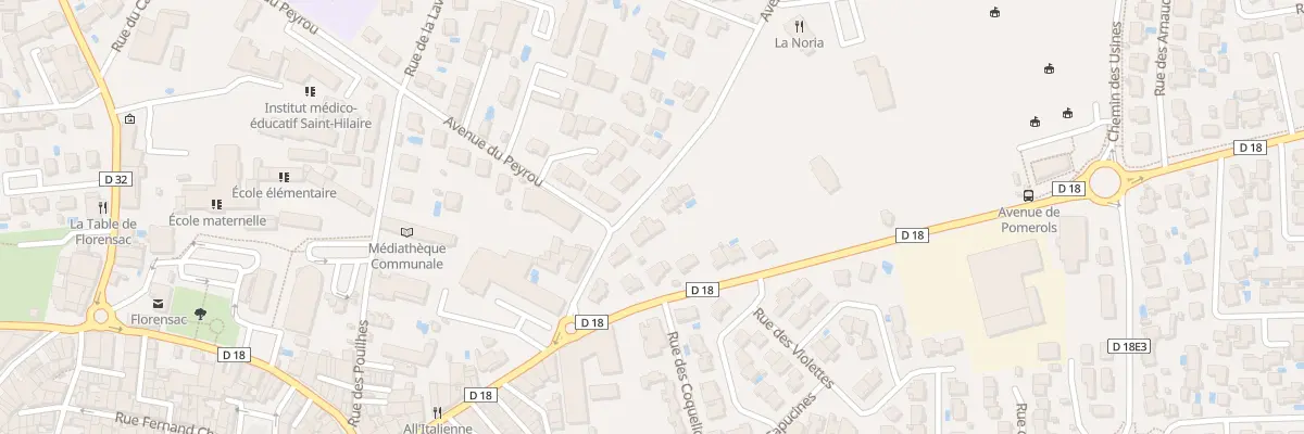 Plan du 8 Av de la Gardie à Florensac