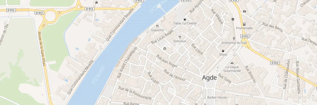 Plan du 17 Rue Jean Roger à Agde