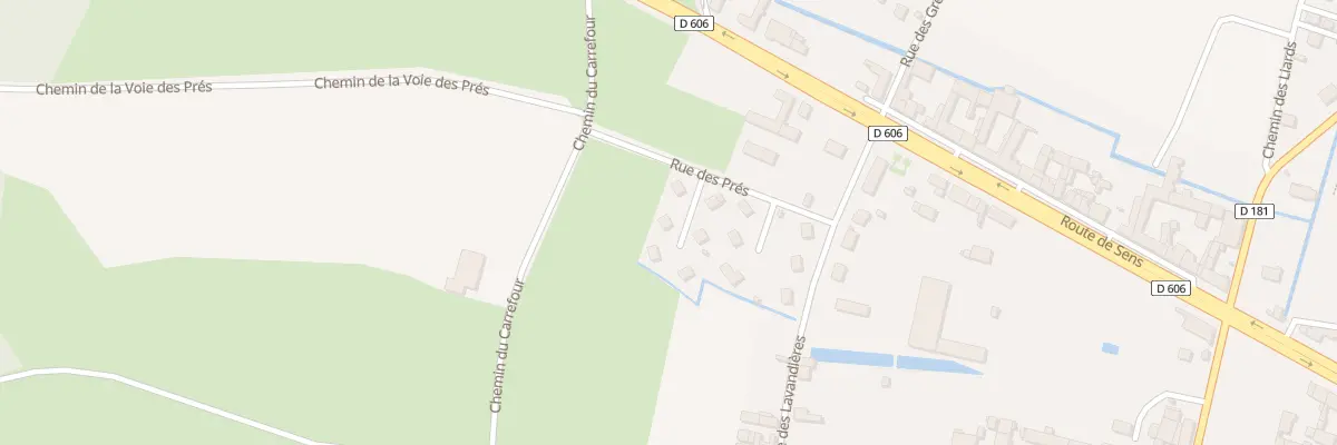Plan du 15 Rue des Près à Épineau-les-Voves