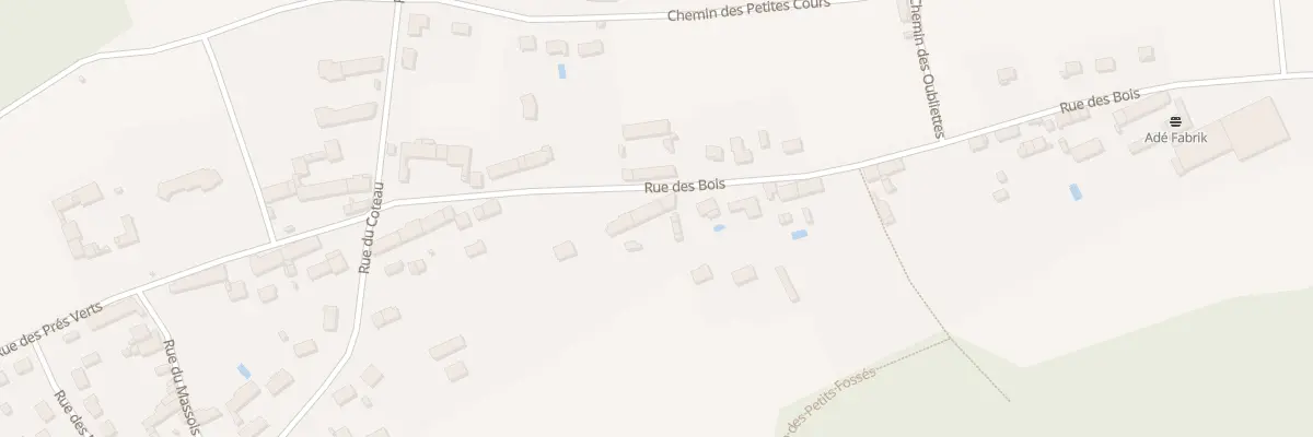 Plan du 12 Rue des Bois à Charbuy