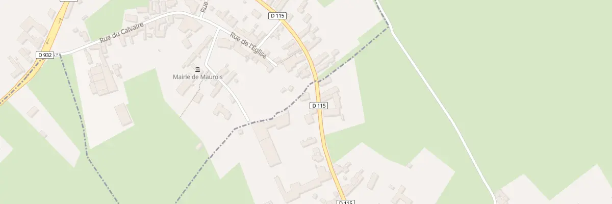 Plan du 27 Rue de Maurois à Honnechy