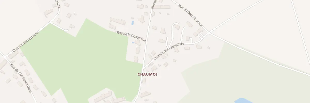 Plan du 3 Che des Patouillats à Charbuy