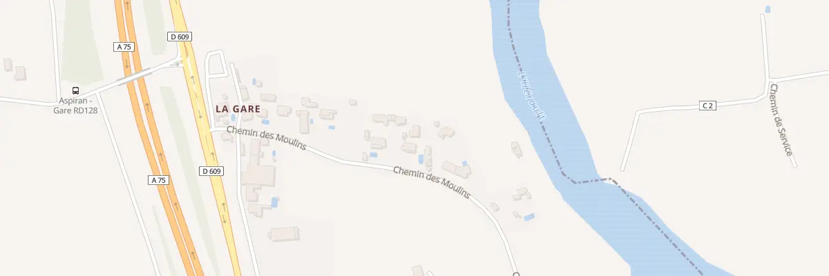 Plan du 11T Che des Moulins à Aspiran