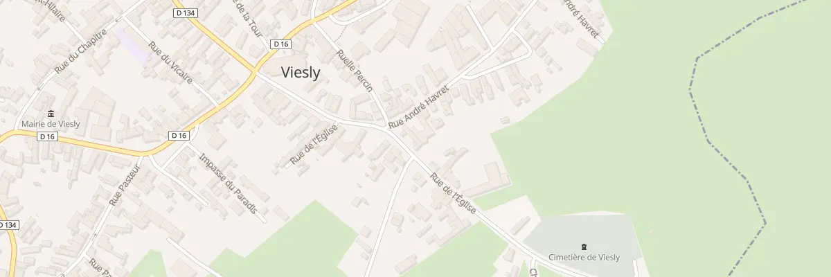 Plan du 9 Rue de l’Eglise à Viesly