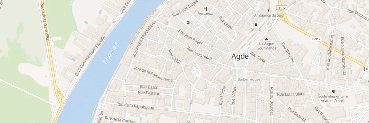Plan du 21 Rue Gohin à Agde