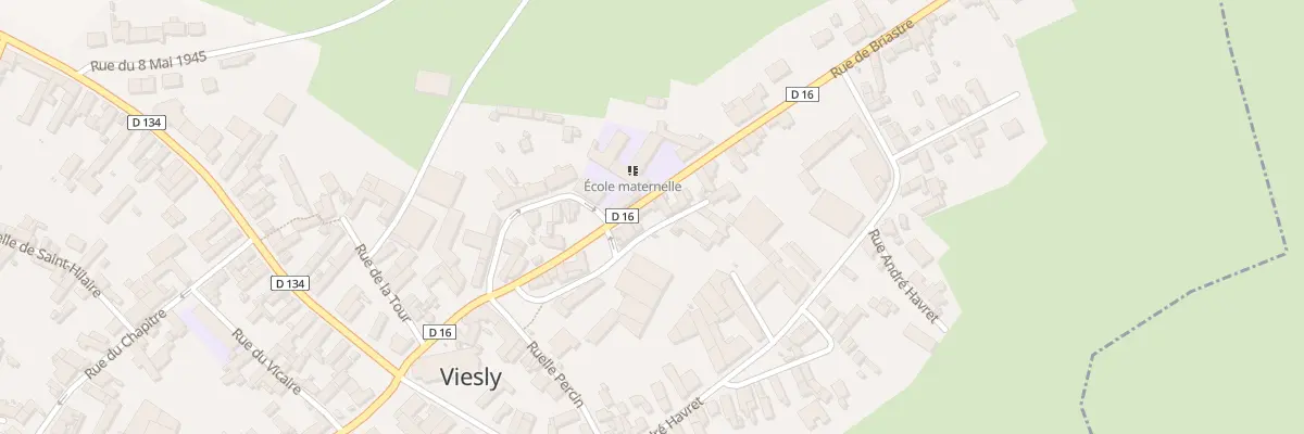 Plan du 14 Rue de Briastre à Viesly