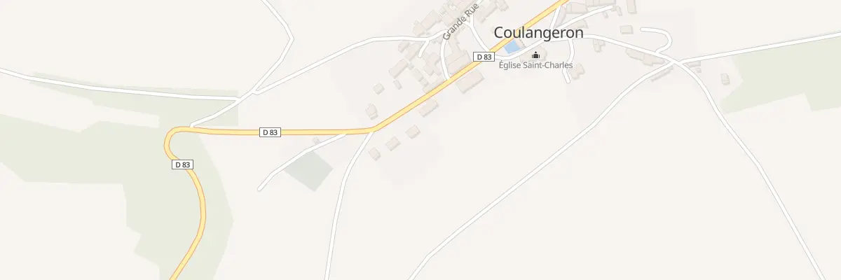 Plan du 5001 Rte de la Fontaine St Charles à Coulangeron