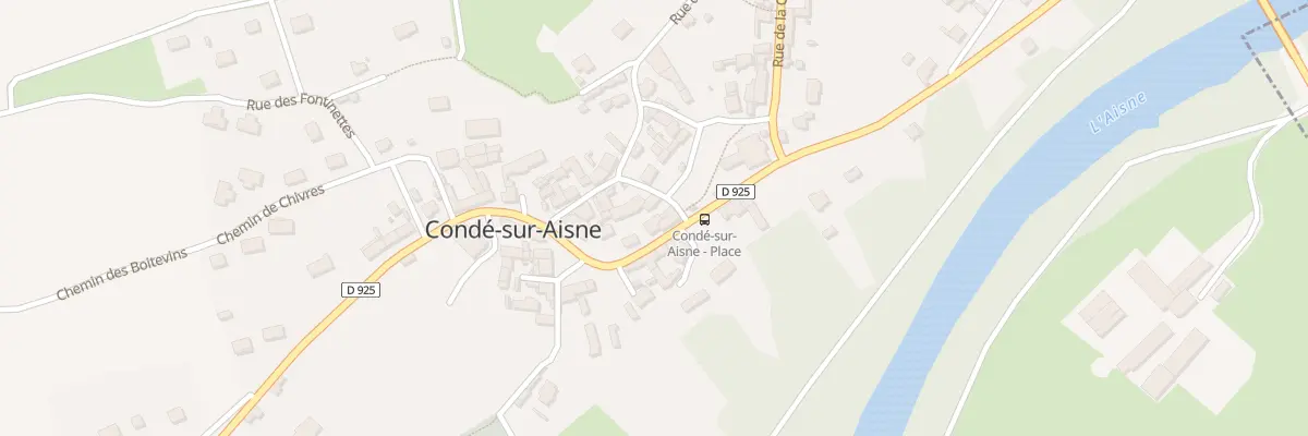 Plan du 1 Rue de l’Eglise à Condé-sur-Aisne