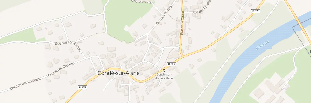 Plan du 3 Rue du Fort à Condé-sur-Aisne