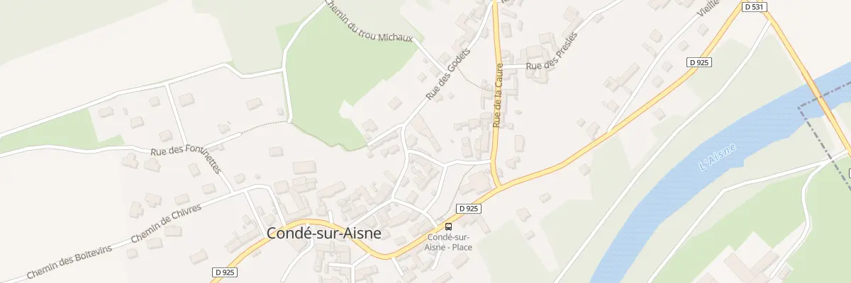 Plan du 12 Rue du Fort à Condé-sur-Aisne
