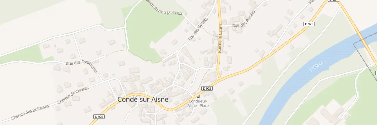 Plan du 10 Rue du Fort à Condé-sur-Aisne