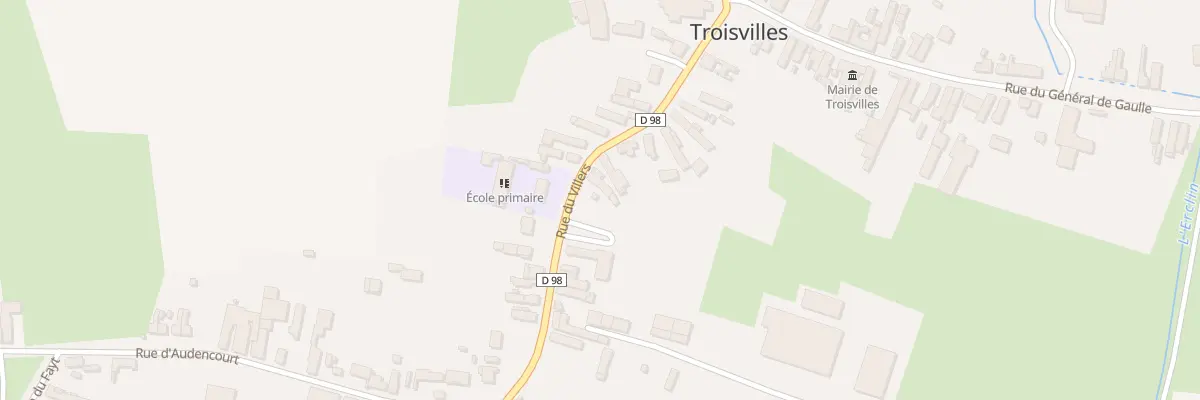 Plan du 17 Rue du Villers à Troisvilles