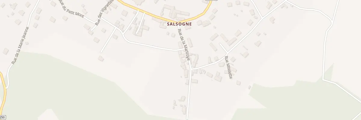 Plan du 8 Rue de la Martroye à Ciry-Salsogne
