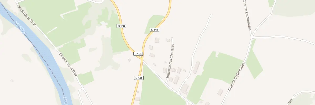 Plan du 5002 Les Chausses à Cerzat