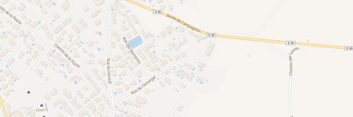 Plan du 251 Rue de l’Amergal à Paulhan