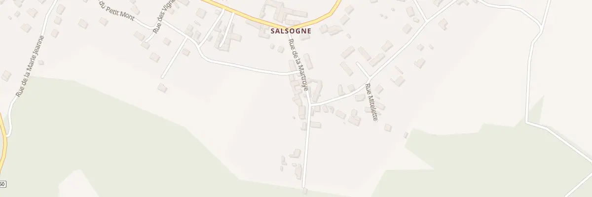 Plan du 10 Rue de la Martroye à Ciry-Salsogne