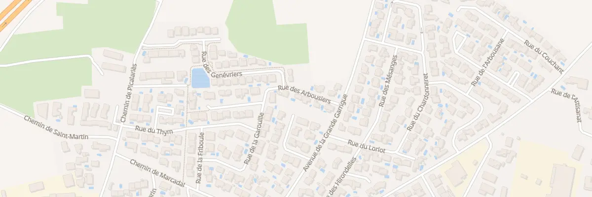 Plan du 7 Rue des Arbousiers à Florensac