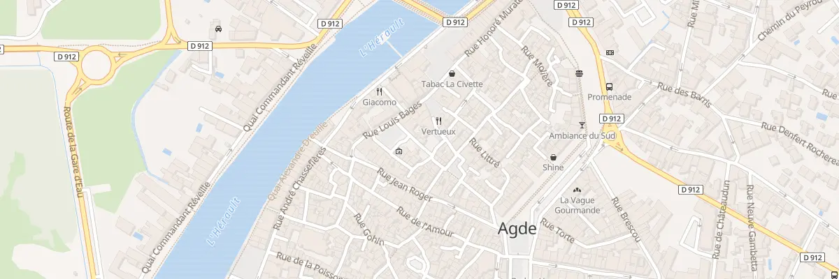 Plan du 9 Rue Perben à Agde