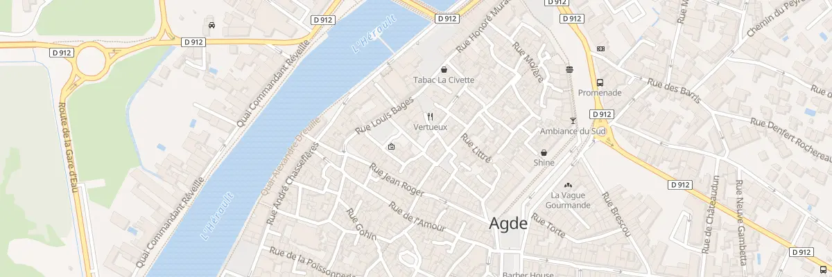 Plan du 11 Rue Perben à Agde