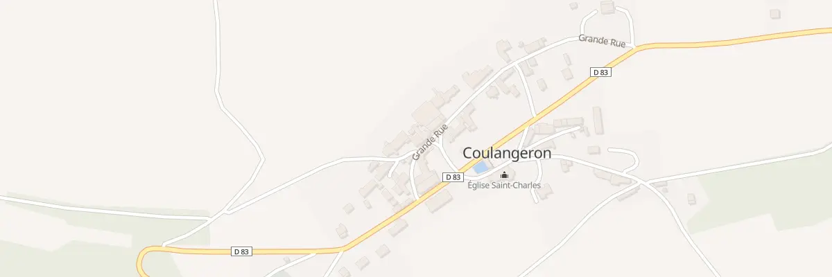 Plan du 4 Vc Grande Rue à Coulangeron