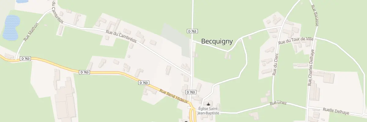 Plan du 22 Rue du Cambresis à Becquigny