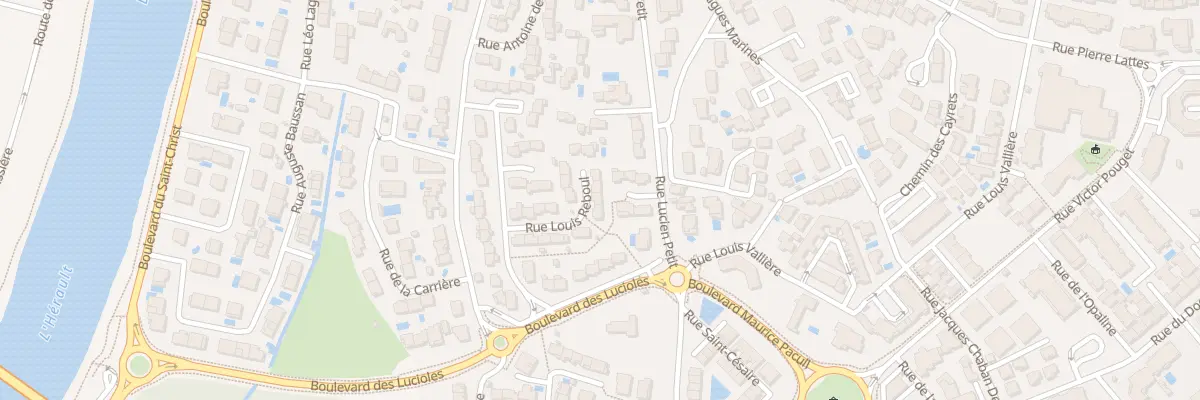 Plan du 14 Rue Louis Reboul à Agde