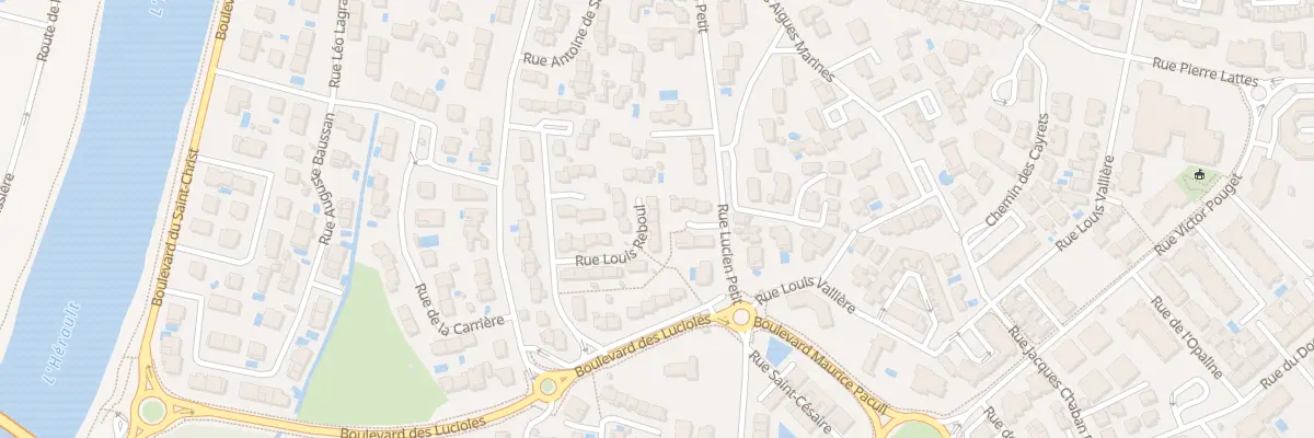 Plan du 16 Rue Louis Reboul à Agde