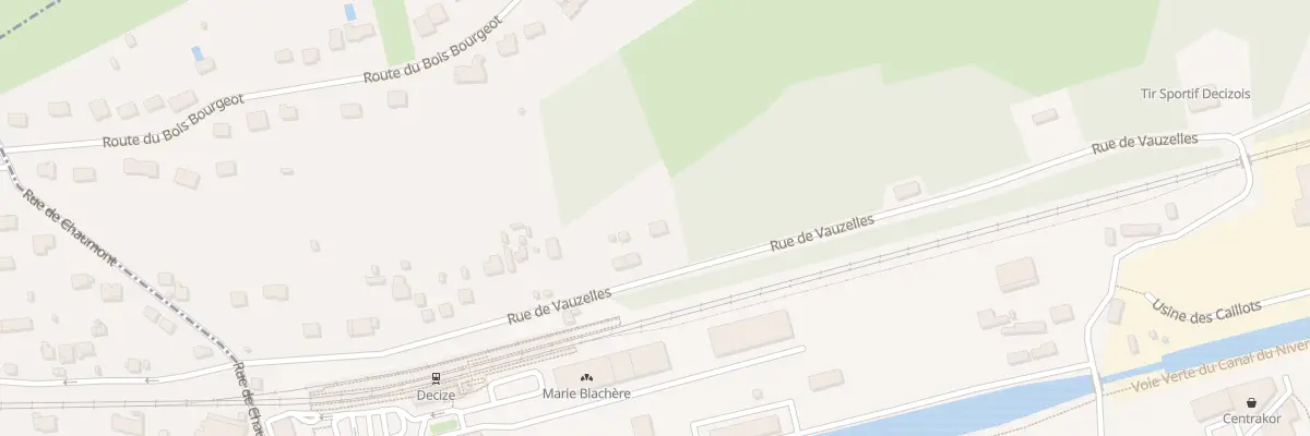 Plan du 19B Rue de Vauzelles à Decize