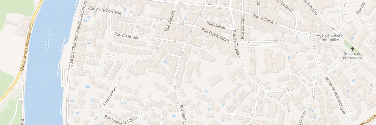 Plan du 2 Rue Aimé Gourc à Agde