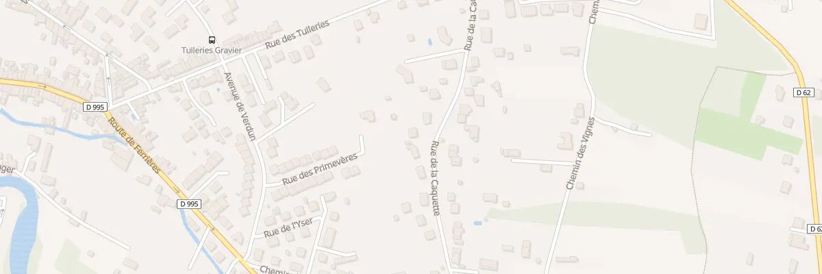 Plan du 20 Rue de la Caquette à Cusset