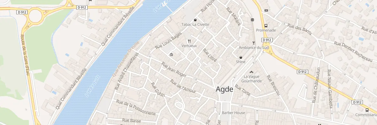 Plan du 2 Rue du Portalet à Agde