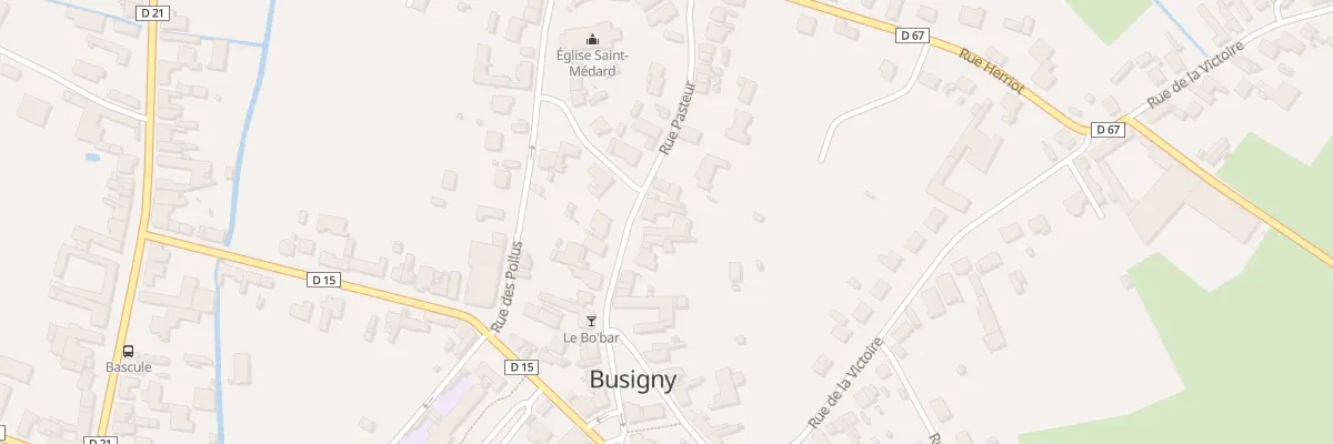 Plan du 23 Rue Pasteur à Busigny
