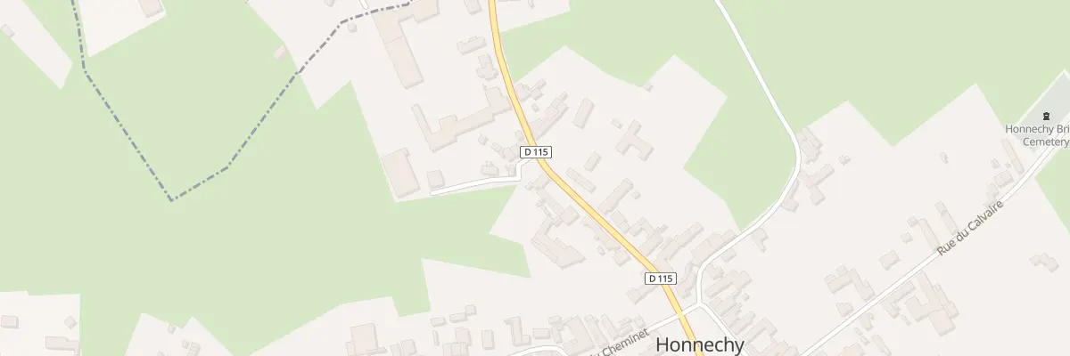 Plan du 15 Rue de Maurois à Honnechy