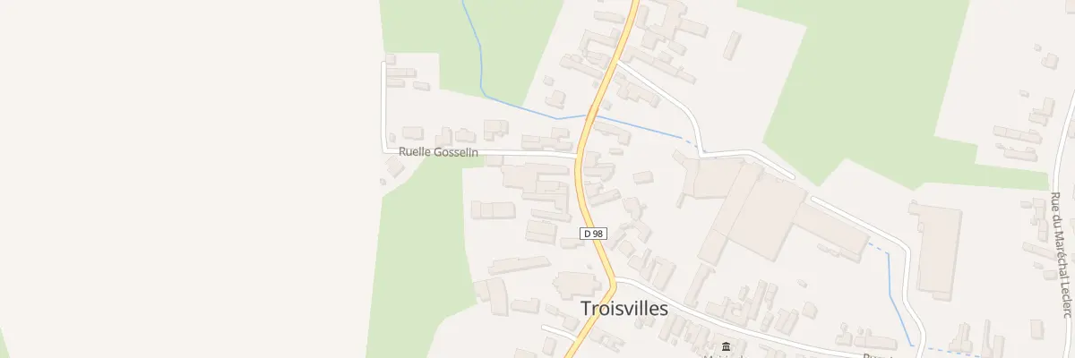 Plan du 5 Rue de la Sotière à Troisvilles