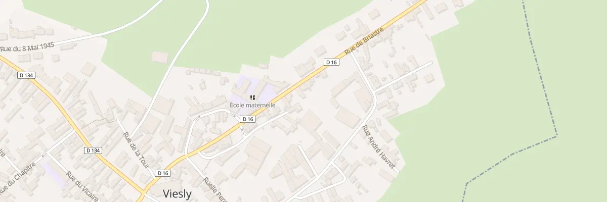 Plan du 22 Rue de Briastre à Viesly