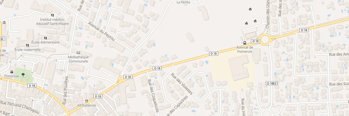 Plan du 11 Av de Pomérols à Florensac