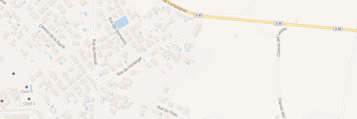 Plan du 218 Rue de l’Amergal à Paulhan
