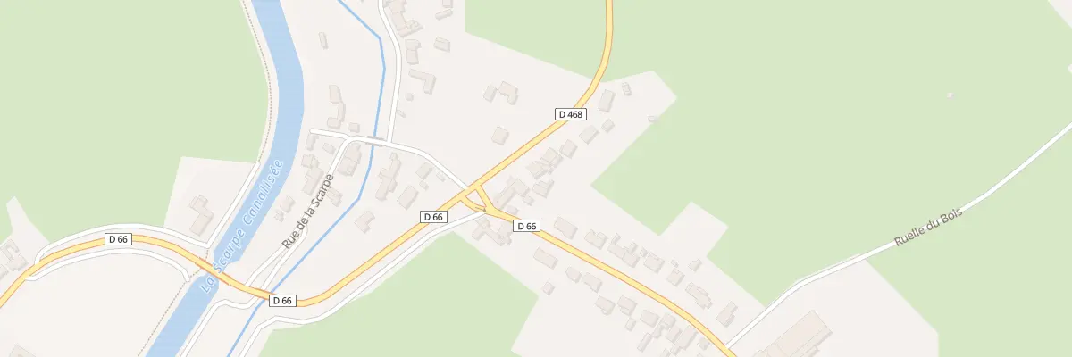 Plan du 320 Rue de Chateau-l’Abbaye à Nivelle