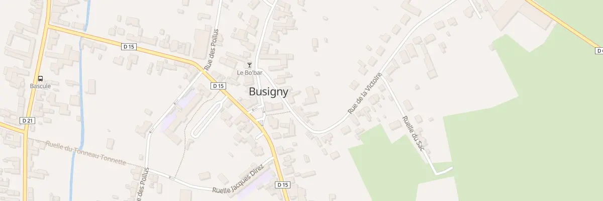 Plan du 15 Rue de la Victoire à Busigny