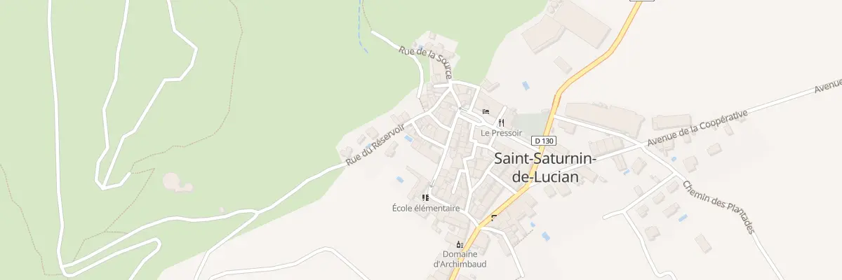 Plan du 5 Rue du Salubert à Saint-Saturnin-de-Lucian