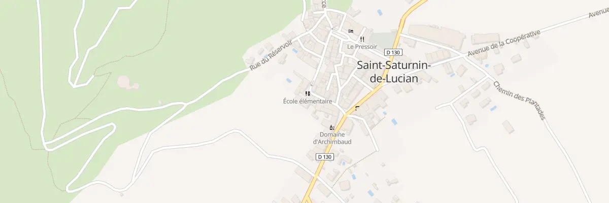 Plan du 5 Rue des Ecoles à Saint-Saturnin-de-Lucian