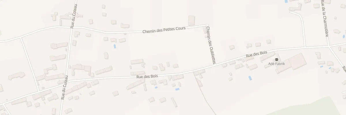 Plan du 19 Rue des Bois à Charbuy