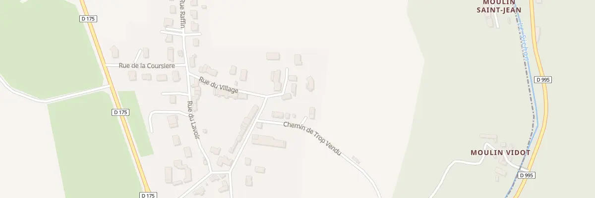 Plan du 2 Imp du Village (Barantan) au Vernet