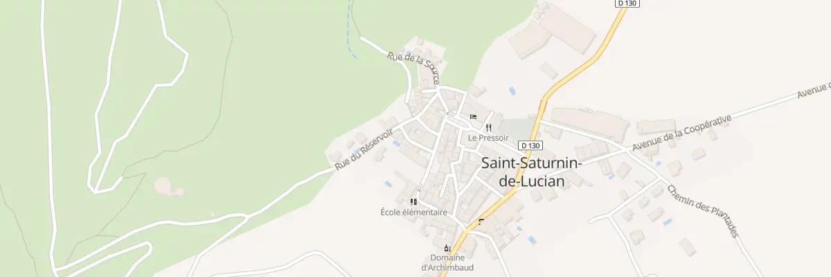 Plan du 6 Rue du Salubert à Saint-Saturnin-de-Lucian