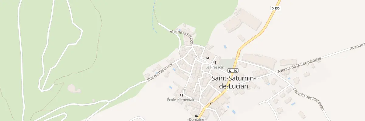 Plan du 3 Rue de la Calade à Saint-Saturnin-de-Lucian