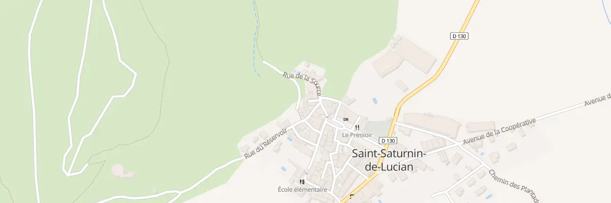 Plan du 9 Rue de la Source à Saint-Saturnin-de-Lucian