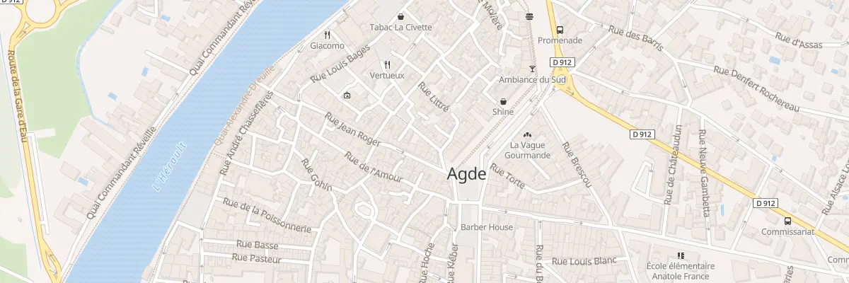 Plan du 16 Rue d’Embonne à Agde