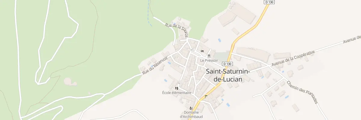Plan du 4 Rue du Salubert à Saint-Saturnin-de-Lucian